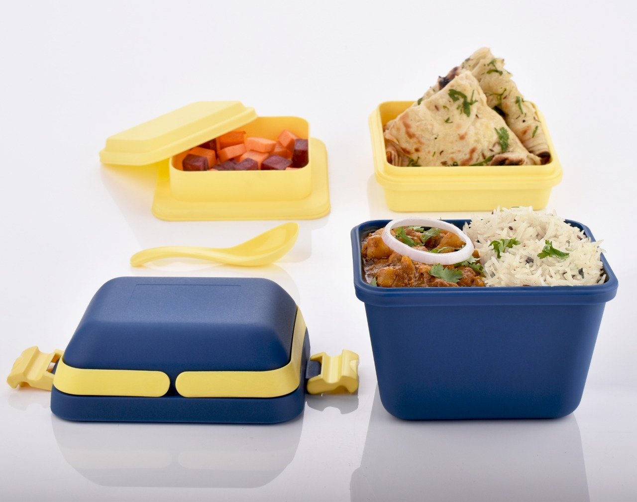 2144 Airtight Lunch Box with Handle & Push Lock - SkyShopy