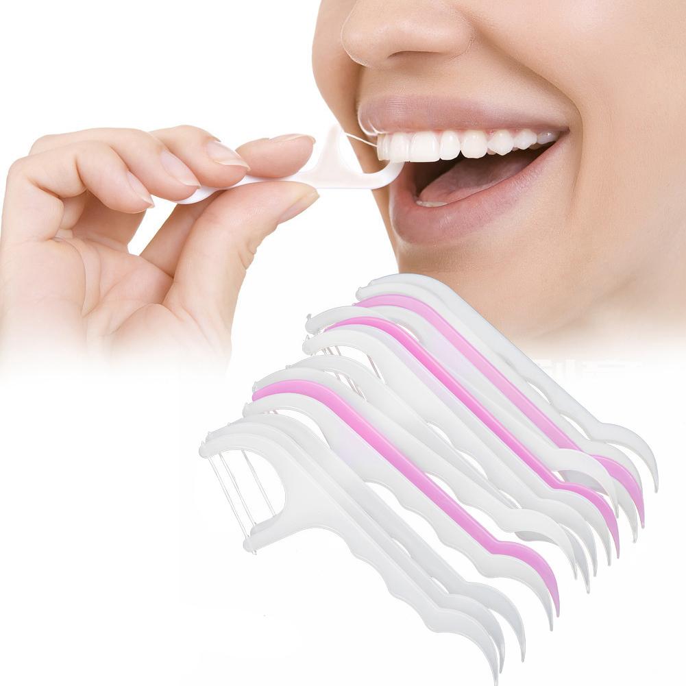1096 Oral Care Dental Floss Toothpick Sticks - SkyShopy