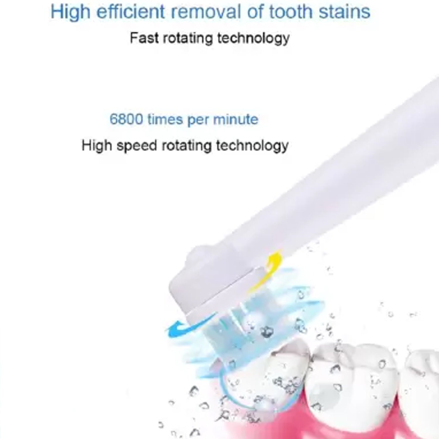 6209 Electric Toothbrush for Adults and Teens, Electric Toothbrush Battery Operated Deep Cleansing Toothbrush.