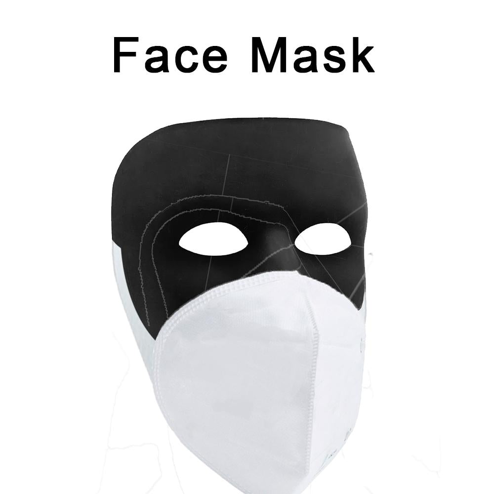 1278 Anti-Pollution Foldable Face Mask Classy White - SkyShopy
