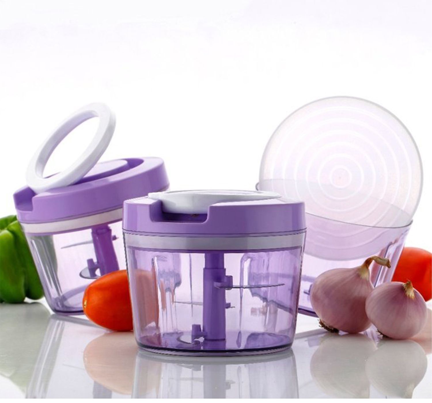 2175 Multipurpose Vegetable Fruit Chopper Grinder Mixer Slicer (750 ml) - SkyShopy