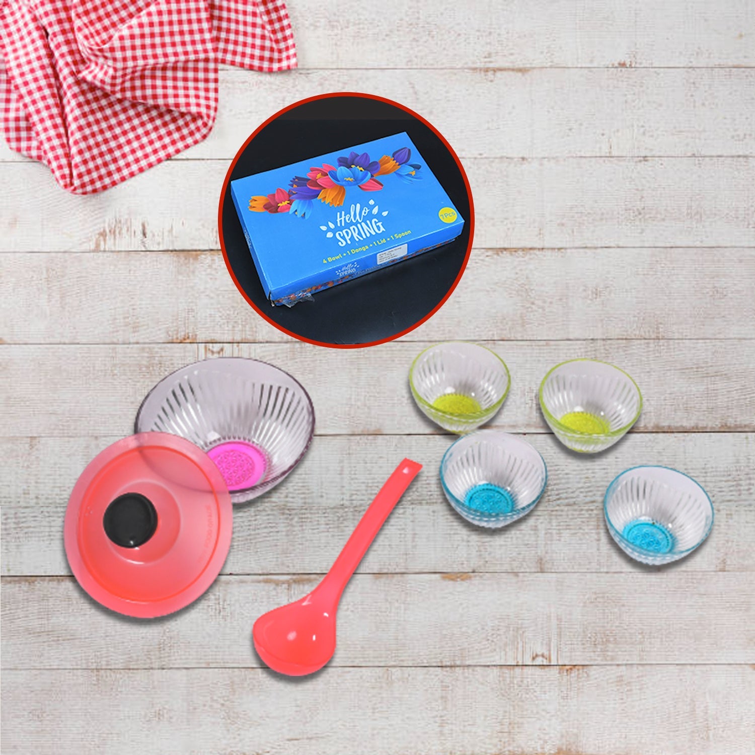 5291 Spring Pudding Set All Type Serving Use Set For Home & Kitchen Use DeoDap