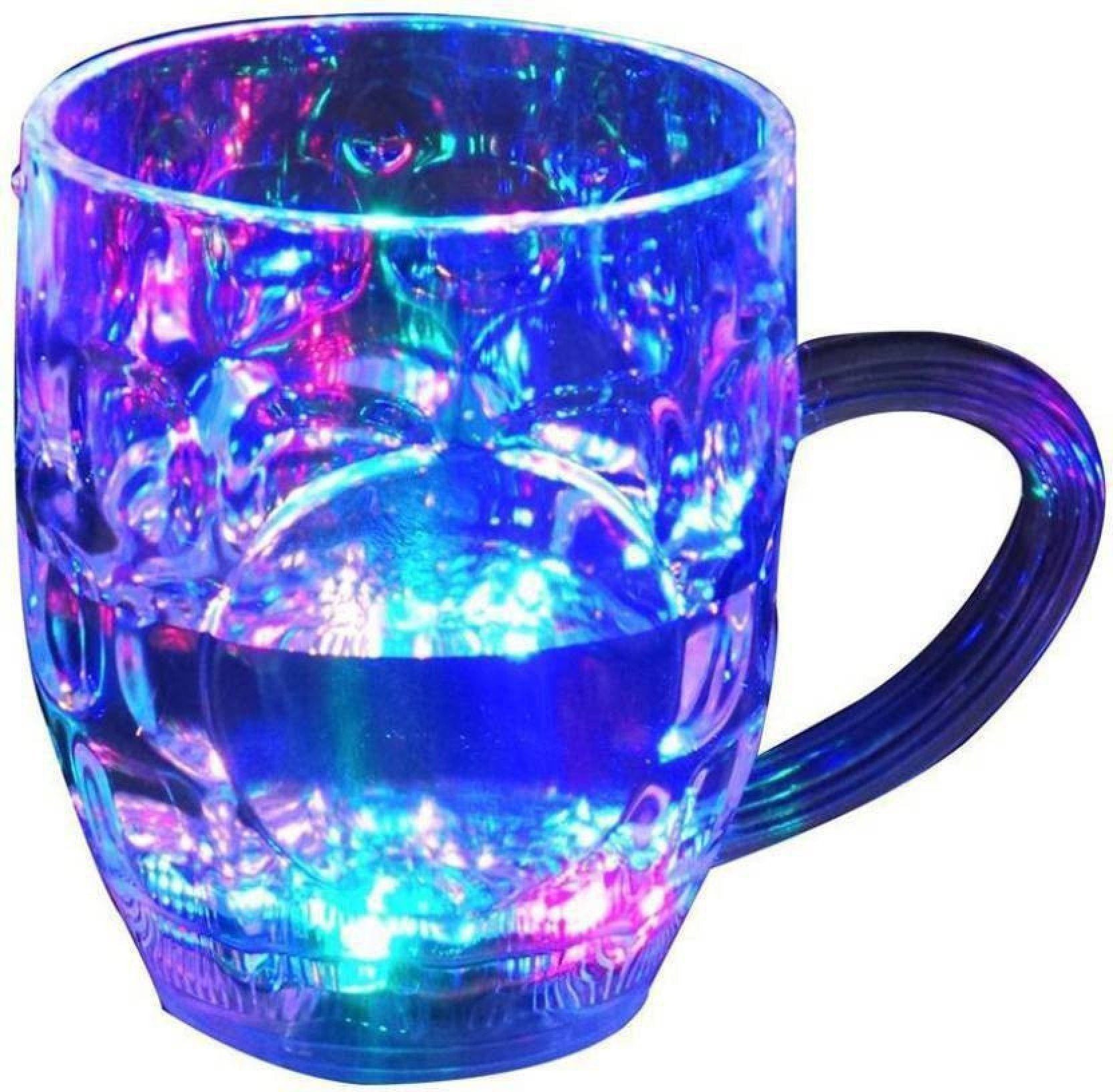 0619 Led Glass Cup (Rainbow Color) - SkyShopy