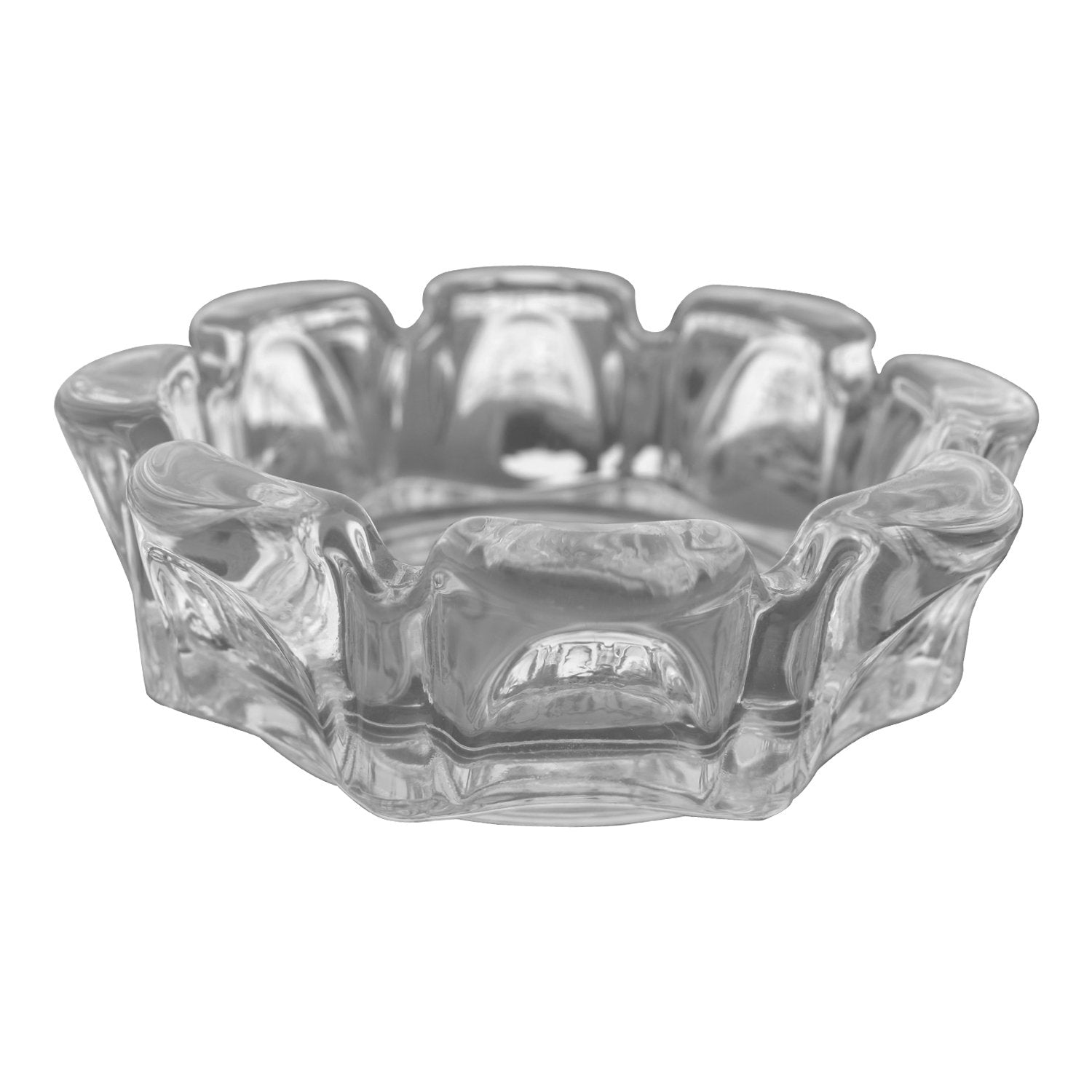 1198 Crystal Quality Glass Ash Tray - SkyShopy