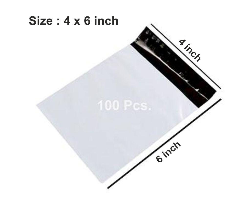 0932 Plain Polybags Pouches for Shipping Packing (100 Packs) - SkyShopy