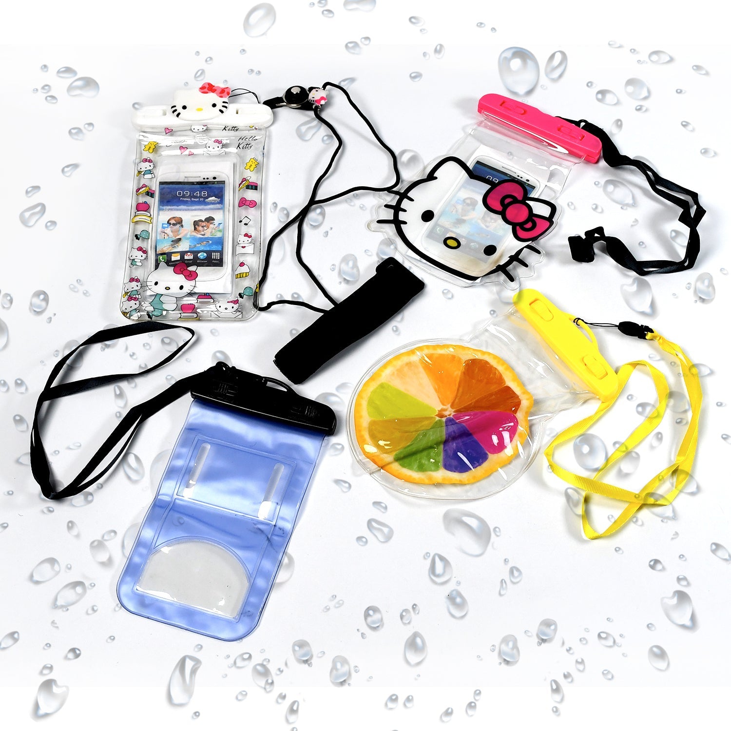 6387 Waterproof Pouch Zip Lock Mobile Cover Under Water Mobile Case For All Type Mobile Phones DeoDap