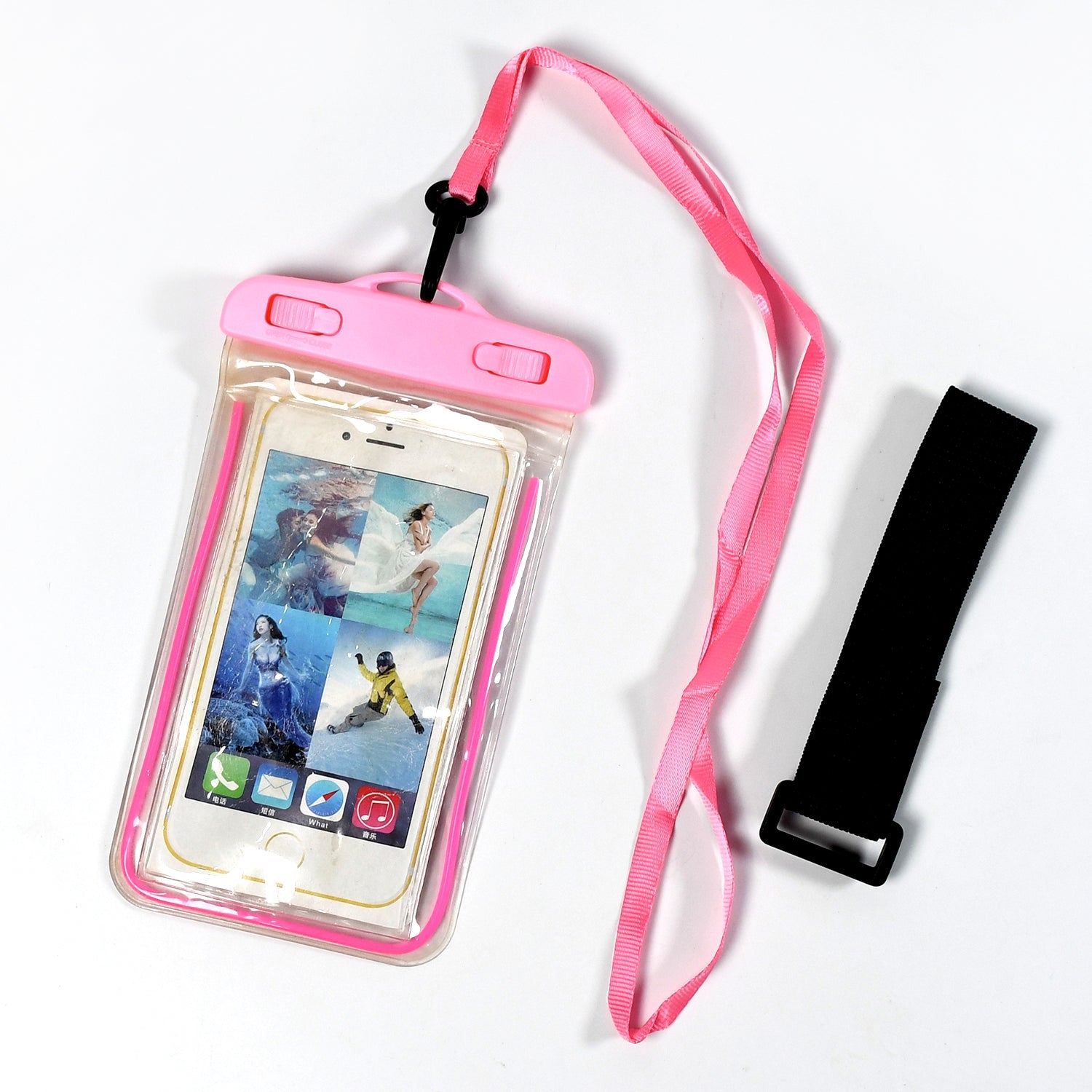 6386 Waterproof Pouch Zip Lock Mobile Cover Under Water Mobile Case For All Type Mobile Phones DeoDap