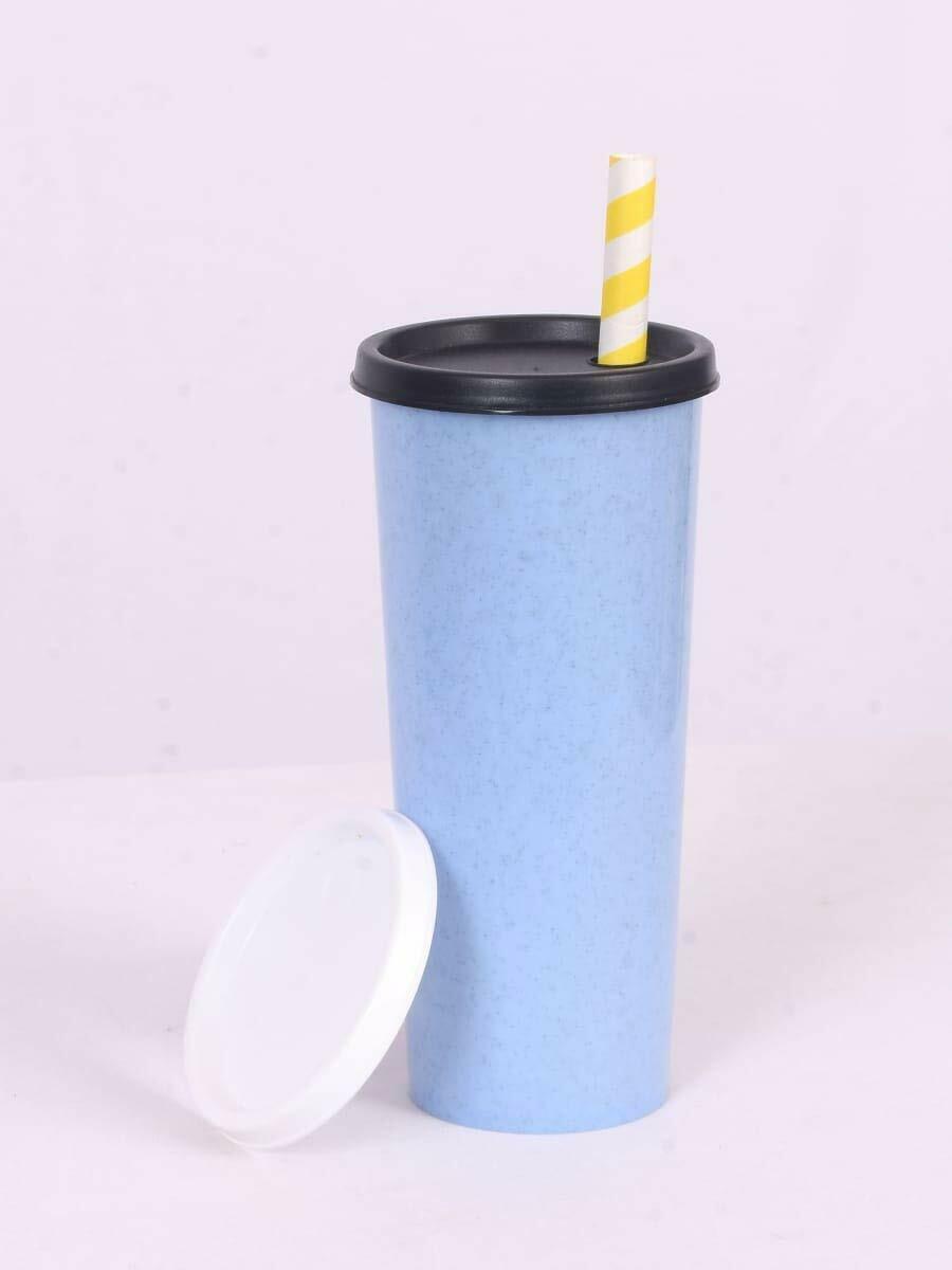 2256 Airtight Plastic Juice Glass/Sipper Bottle with Straw - SkyShopy