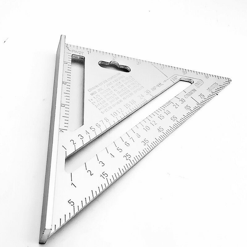 1559 Double Side Scale Triangle Measurement Hand Tool - SkyShopy